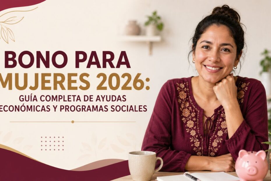 Guia sobre bonos mujer 2026