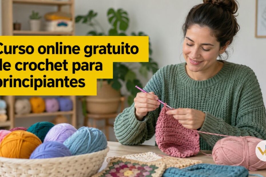 Curso online gratuito de crochet para principiantes
