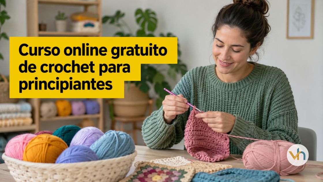 Curso online gratuito de crochet para principiantes