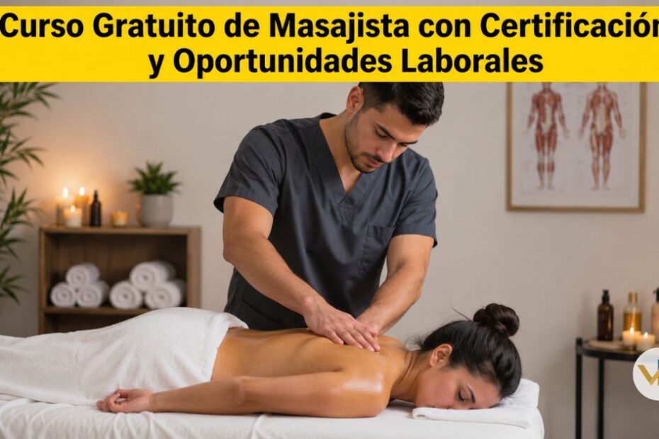 Curso Gratuito de Masajista con Certificación y Oportunidades Laborales
