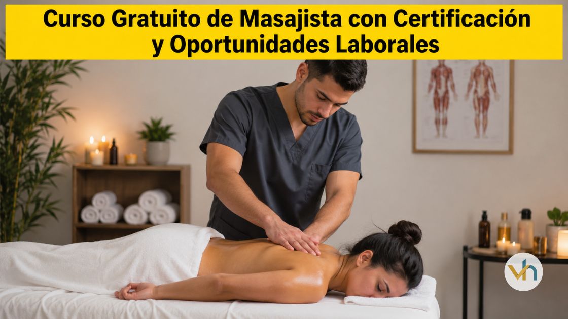 Curso Gratuito de Masajista con Certificación y Oportunidades Laborales