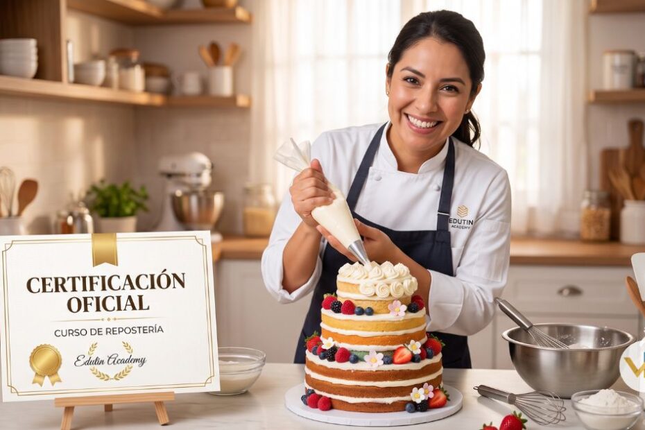 Curso gratuito de repostería con certificación oficial